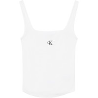 потник,calvin,klein,jeans,cropped,monogram,tank,top,whte