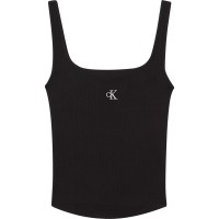 потник,calvin,klein,jeans,ck,rib,tank,top,black