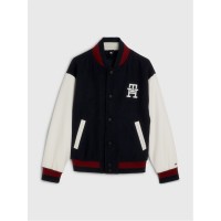 детски,облекла,tommy,hilfiger,monogram,varsity,bomber,navy,dw5