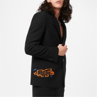 сако,мъжки,якета,off,white,men's,modern,cut,blazer,black,fluo