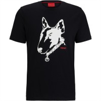 тениска,облекла,на,разпродажба,мъжки,тениски,hugo,dammock,short,sleeve,t,shirt,black,001