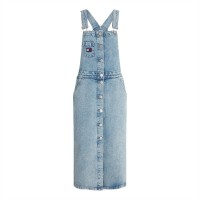 рокля,дамски,летни,гащеризони,дамски,дънки,tommy,jeans,dungaree,midi,dress,denim,light
