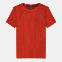 детски,тениски,under,armour,kids,seamless,short,sleeve,performance,gym,top,orange