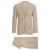 мъжки,костюми,boss,men's,hbc,lheston,2,pcs,242,camel,suit,light,beige,271