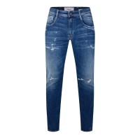 дънки,мъжки,дънки,replay,men's,anbass,ripped,slim,fit,jeans,70r,blue,r&amp;r