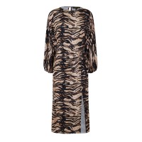 рокля,дамски,поли,и,рокли,biba,biba,jersey,midi,dress,brown,zebra