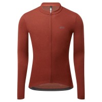 блуза,с,дълъг,ръкав,облекло,за,колоездене,dhb,aeron,men's,merino,long,sleeve,jersey,2.0,fired,brick