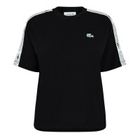 тениска,дамски,топове,lacoste,lacoste,tape,tee,ld52,black