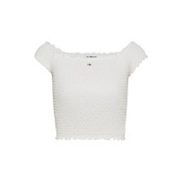 дамски,топове,tommy,jeans,tjw,crp,smock,top,ecru