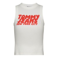 дамски,топове,tommy,jeans,tjw,slim,sh,tj,bubble,tank,ecru