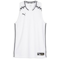 фланелка,мъжки,блузи,с,яка,мъжки,тениски,мъжки,потници,puma,men,s,hoops,team,game,performance,basketball,jersey,white