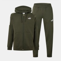 мъжки,анцуг,разпродажба,puma,мъжки,екипи,puma,fleece,tracksuit,mens,khaki,green