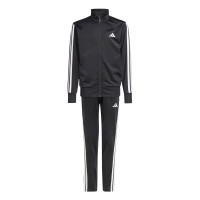юношески,анцуг,дрехи,за,училище,разпродажба,adidas,детски,екипи,adidas,essentials,3,stripe,tracksuit,juniors,black,white