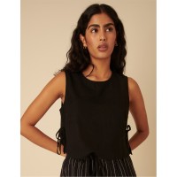 къса,блуза,дамски,топове,nobodys,child,women's,verity,crop,top,black