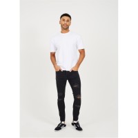 дънки,мъжки,дънки,brave,soul,skinny,fit,jean,with,knee,rips,charcoal
