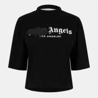 тениска,дамски,топове,palm,angels,palm,spray,crop,tee,ld00,blk,blk