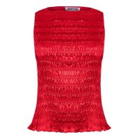 потник,дамски,топове,amylynn,shirred,satin,tank,top,red