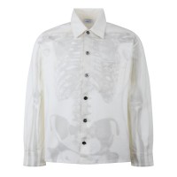 облекла,на,разпродажба,мъжки,ризи,off,white,motif,denim,shirt,white