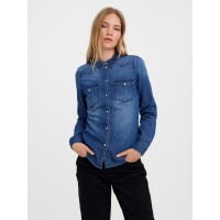дамски,ризи,vero,moda,vm,shrt,slwov,ld99,mid,blue,denim