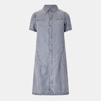 дамска,риза,с,къс,ръкав,diesel,women,s,short,sleeve,dress,shirt,black,grey,denm