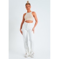 дънки,дамски,дънки,missy,empire,straight,leg,split,detail,jeans,white