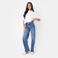 дамски,дънки,i,saw,it,first,popper,side,stripe,wide,leg,jean,dark,wash
