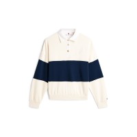 блуза,с,яка,дамски,ризи,дамски,топове,tommy,hilfiger,women's,rugby,polo,shirt,calico