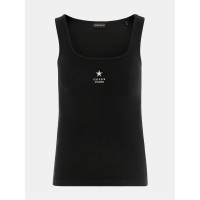 потник,дамски,топове,guess,embroidered,star,tank,top,jet,black,a996
