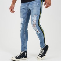 дънки,мъжки,дънки,brave,soul,denim,jean,with,side,tape,detail,blue