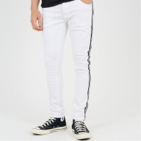 дънки,мъжки,дънки,brave,soul,fit,jeans,with,contrast,side,seam,tape,detail,white