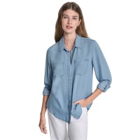 дамски,ризи,dkny,dkny,denim,shirt,ld62,chambray