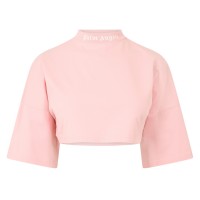 къса,блуза,дамски,топове,palm,angels,women's,crop,top,pink