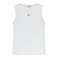 дамски,топове,calvin,klein,jeans,women's,tank,vest,bright,white