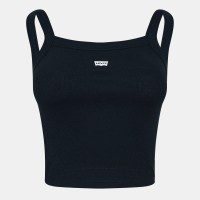 дамски,топове,levis,women,s,ribbed,tank,vest,black