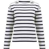 дамски,топове,french,connection,fc,rallie,ls,t,ld00,stripe,white