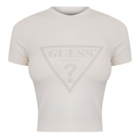 бебешка,тениска,дамски,топове,дамски,тениски,guess,guess,tri,baby,tee,ld44,sandy,shore,mlt