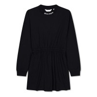 юношеска,тениска,детски,3/4,панталони,palm,angels,over,logo,t,shirt,dress,juniors,black,wht,1001