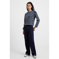 дамски,топове,french,connection,fc,rallie,strp,ls,t,ld00,91,strp,marine
