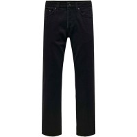 дънки,мъжки,дънки,only,and,sons,men's,straight,leg,jeans,black