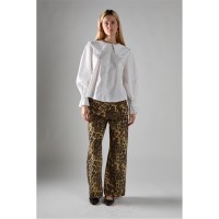 дамски,тениски,дамски,топове,glamorous,statement,collar,blouse,white