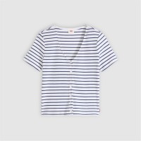 тениска,дамски,топове,levis,short,sleeve,striped,t,shirt,peacoat,stripe