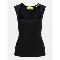 дамски,ризи,дамски,топове,дамски,облекла,размер,jjxx,sleeveless,square,neck,top,ladies,black