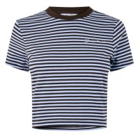 бебешка,тениска,дамски,топове,jack,wills,striped,baby,tee,ld44,brown,blue