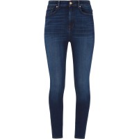 дънки,дамски,дънки,7,for,all,mankind,aubrey,slim,jeans,dark,blue