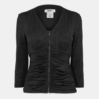 3/4,горнище,с,цип,дамски,топове,dkny,dkny,three,quarterzip,top,ld54,black