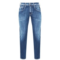 дънки,мъжки,дънки,replay,hyperflex,anbass,slim,jeans,dark,blue,007
