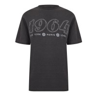 тениска,дамски,топове,biba,biba,vintage,printed,t,shirt,1964,hotfix