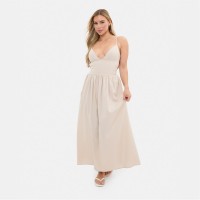 рокля,дамски,поли,и,рокли,дамски,облекла,размер,i,saw,it,first,strappy,linen,blend,maxi,dress,cream