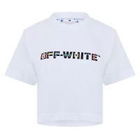 тениска,дамски,топове,off,white,geometric,logo,t,shirt,white,mult