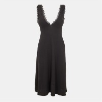 рокля,дамски,поли,и,рокли,noisy,may,women's,midi,slip,dress,black